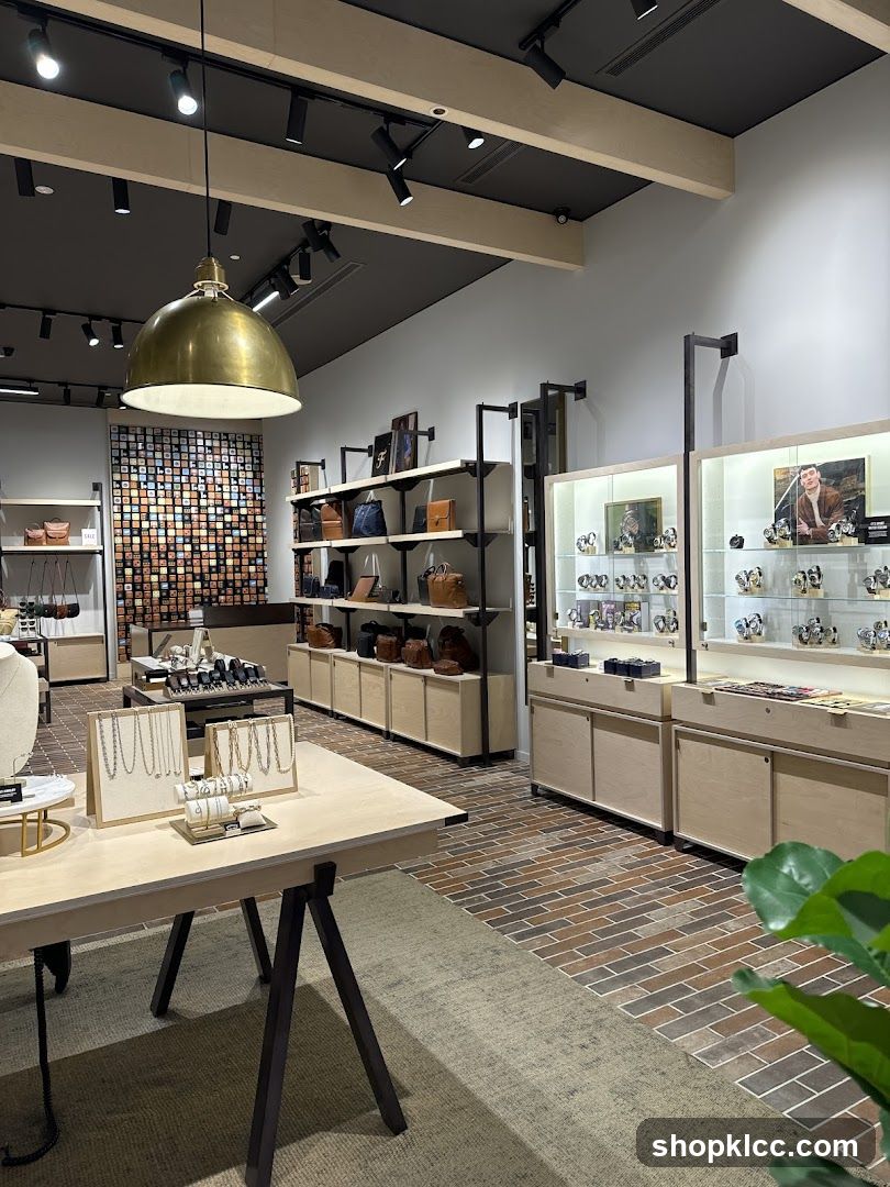 Interior of a retail store