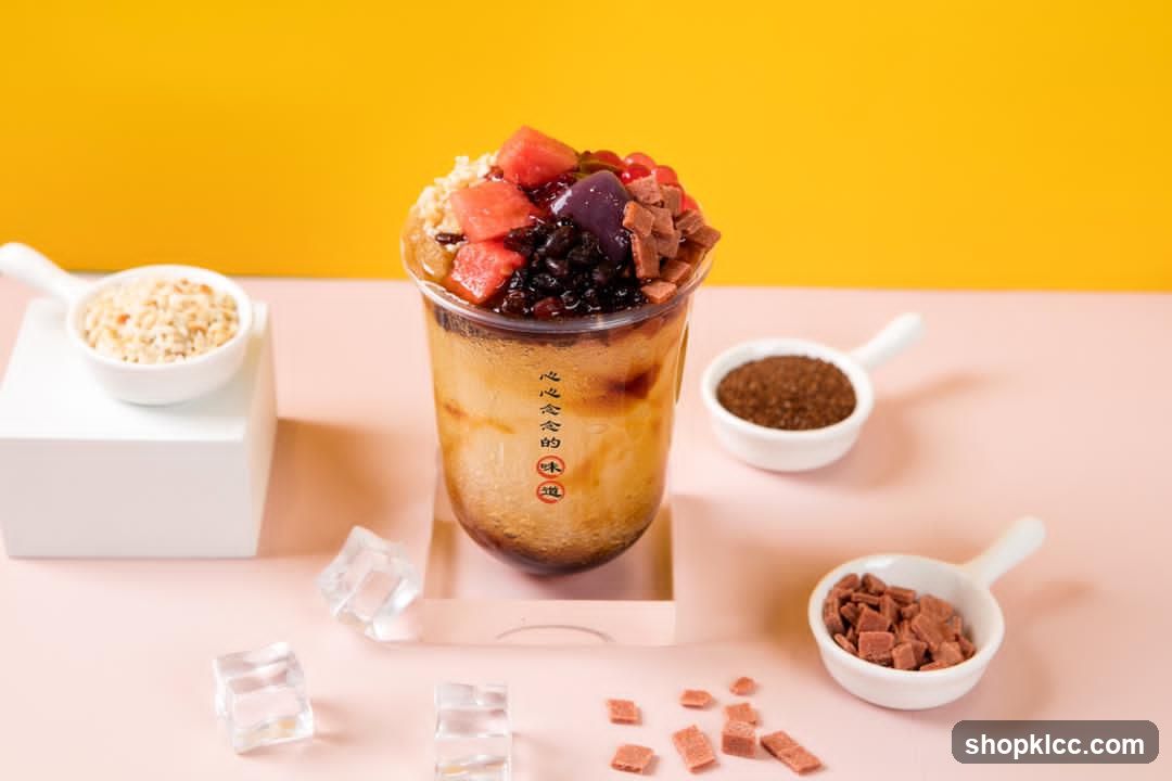 Boba Milk Tea with Toppings