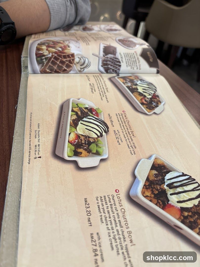 Food Menu Page