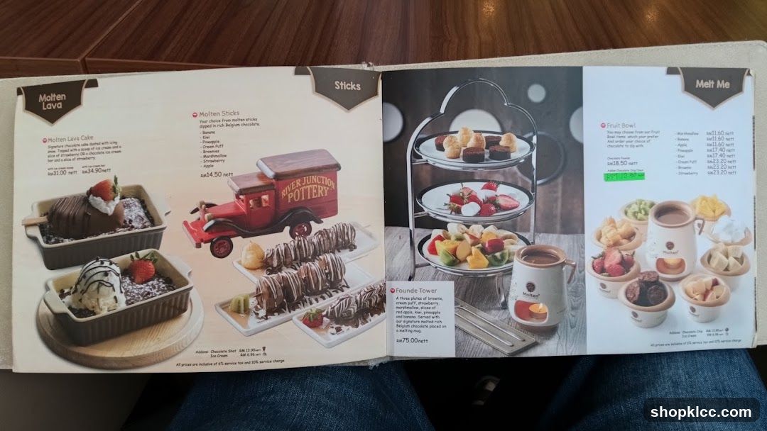 Meltdown Menu Spread
