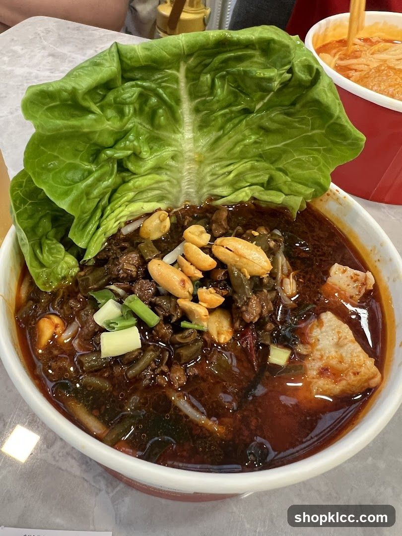 Spicy Hot Pot with Lettuce Wrap