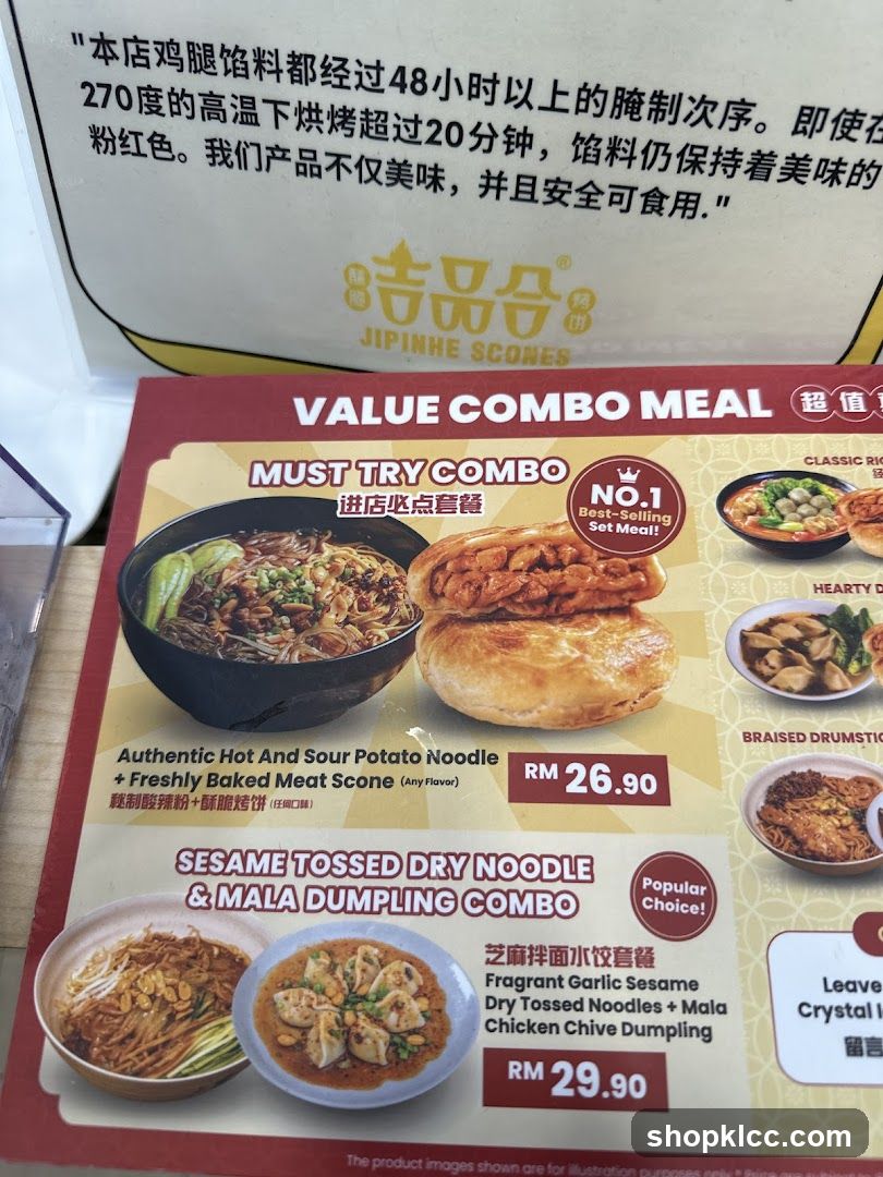Jipinne Scores Value Combo Meal Menu