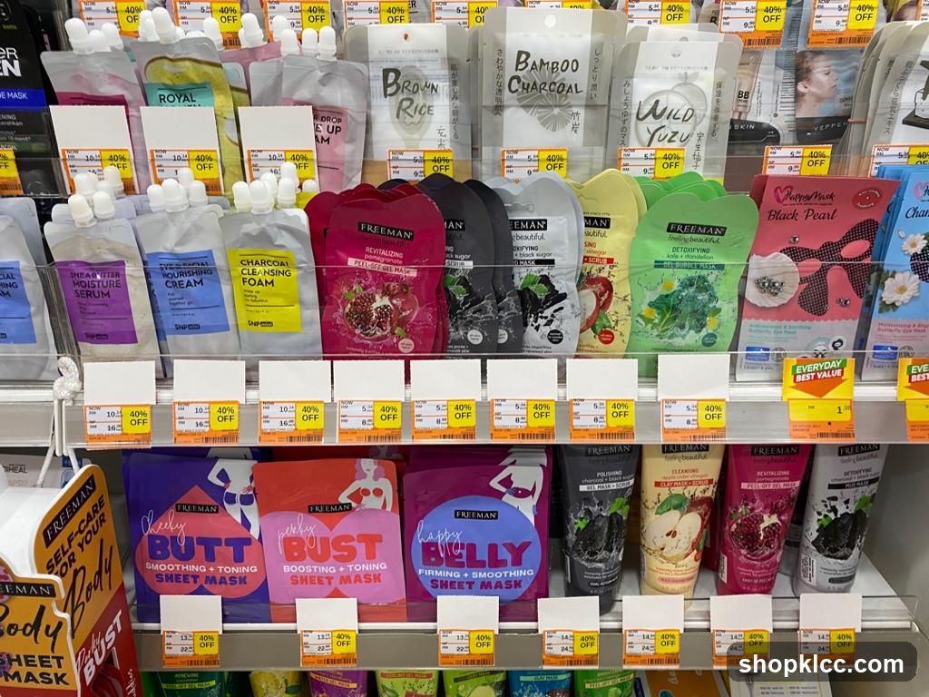 Skincare Products Display