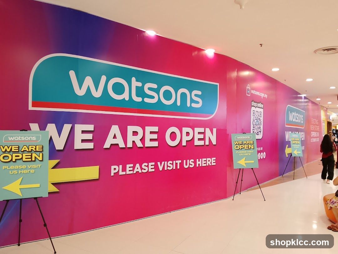 Watsons Store Opening Advertisement