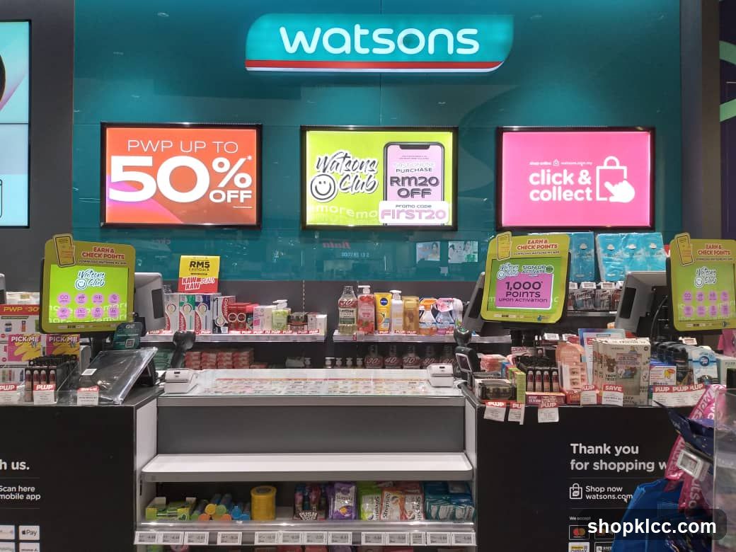 Watsons Store Display