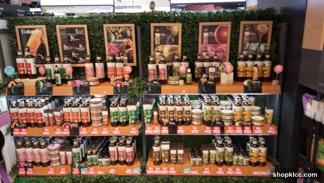Naturals Product Display