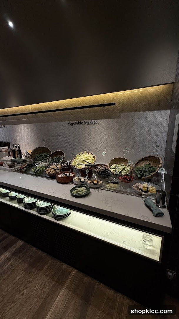 Vegetable Market Buffet Station