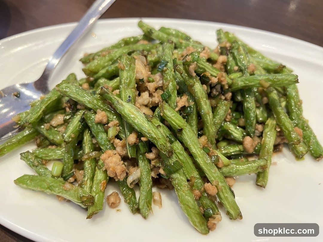 Stir-fried Green Beans with Minced Pork