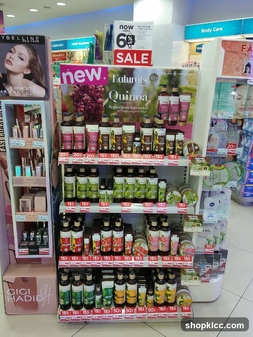 Health and Beauty Product Display