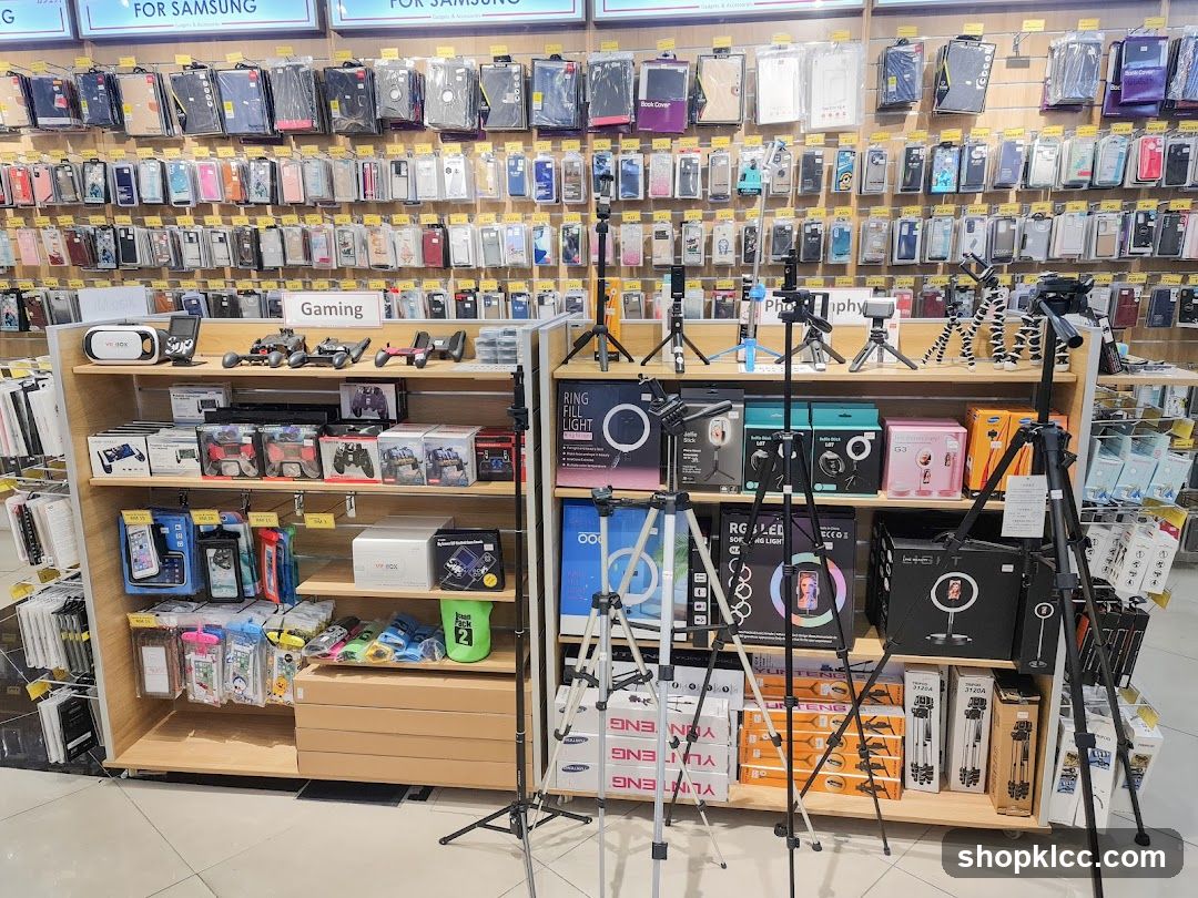 Electronics Store Interior Display