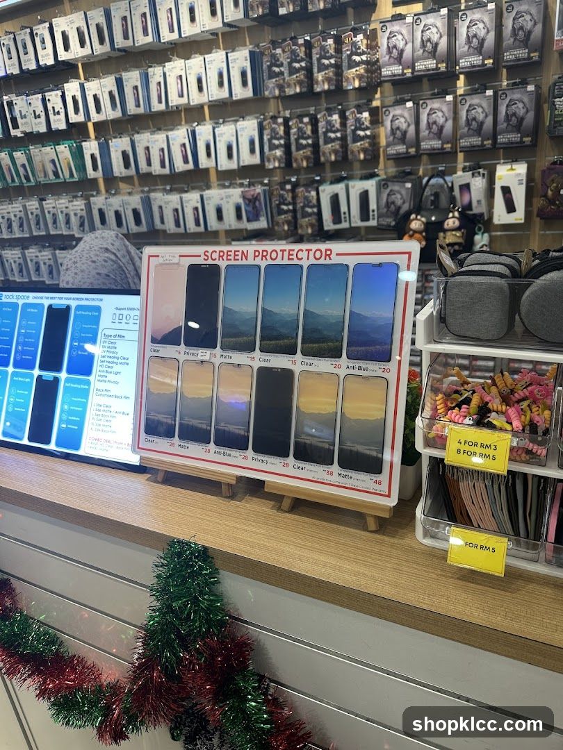 Screen Protector Display