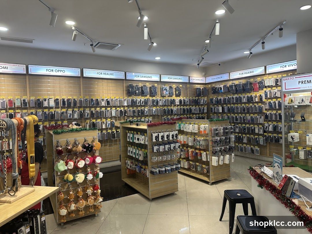 Mobile Accessories Store Interior