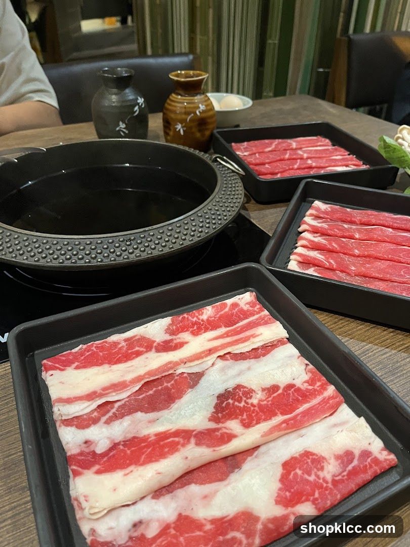 Hot Pot Dining Setup