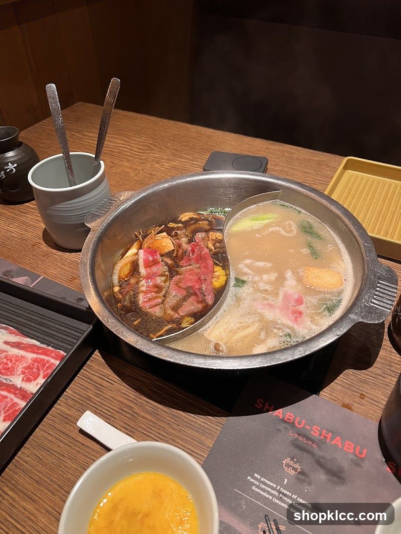Shabu-Shabu Meal Setting