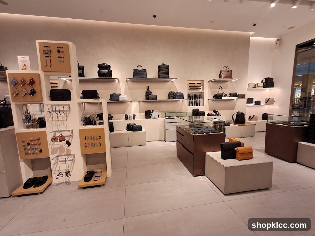 Leather Goods Store Display