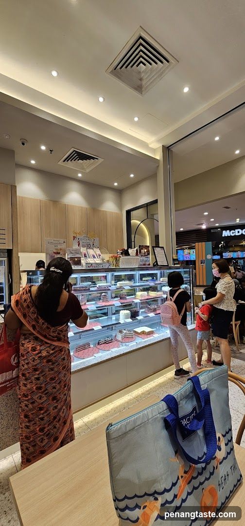 Interior of a bakery or dessert shop