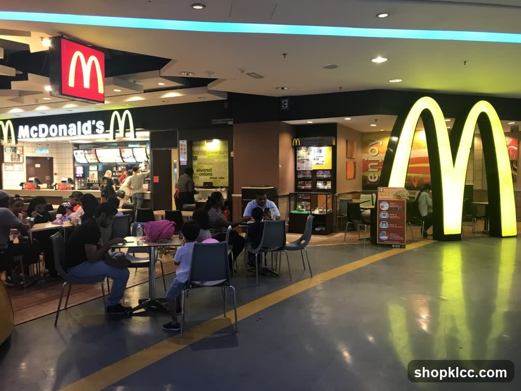 McDonald's Interior Dining Area