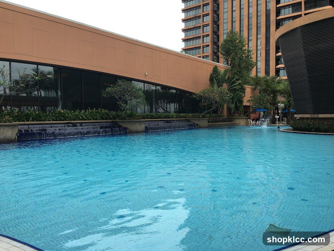 Poolside View at Hotel Complex