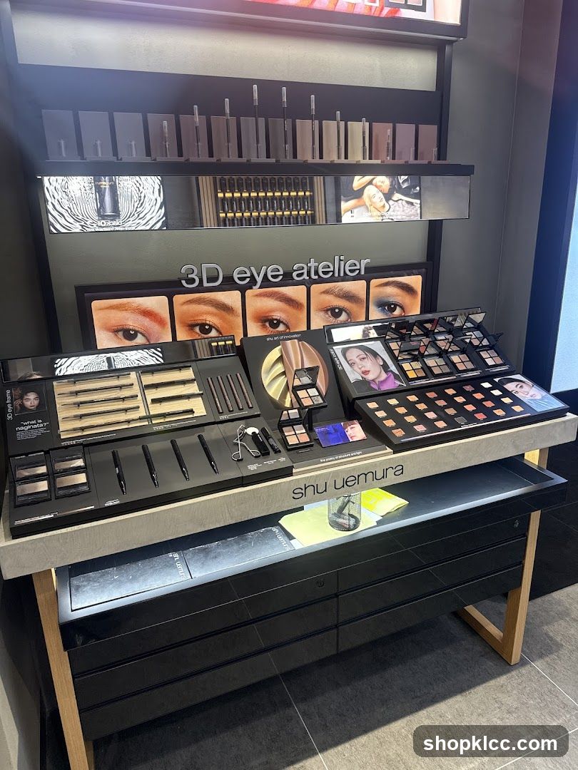 Shu Uemura Makeup Display