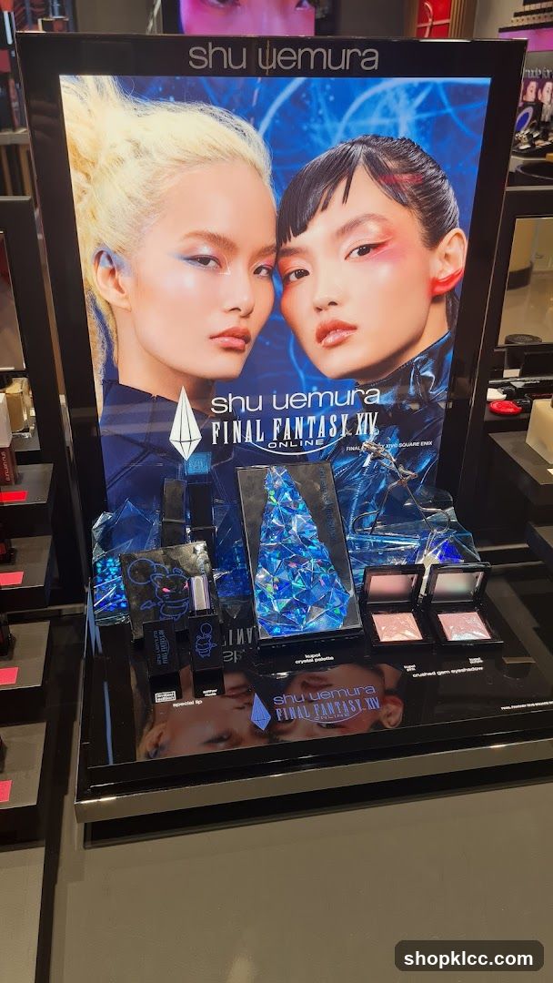 Shu Uemura Final Fantasy XIV Makeup Display
