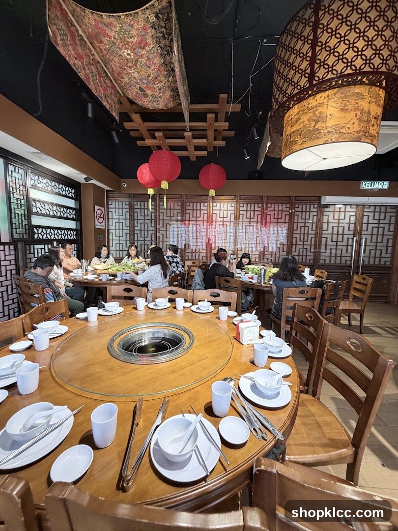 Restaurant Interior with Diners