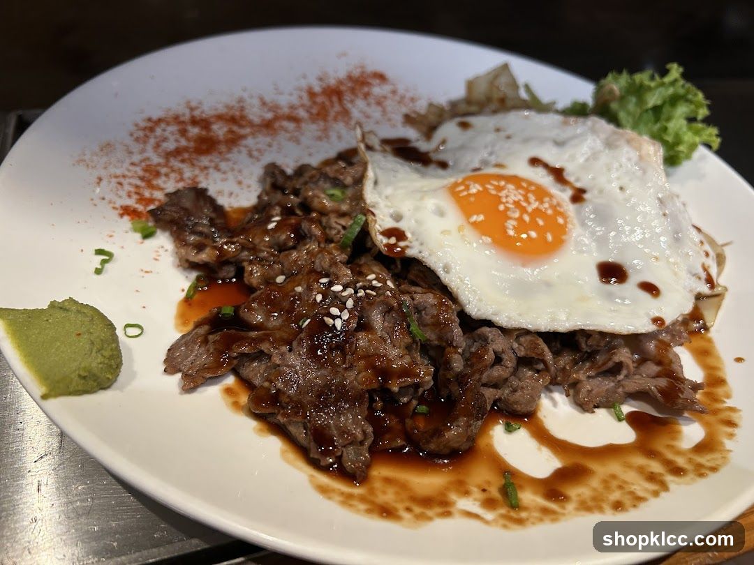 Beef Bowl with Fried Egg