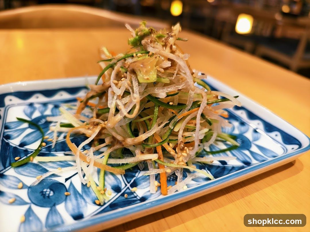 Vegetable Salad with Sesame Dressing
