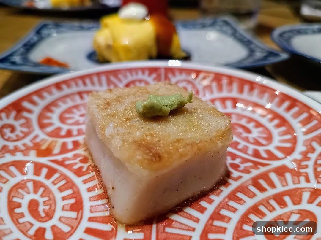 Squid Cake with Wasabi