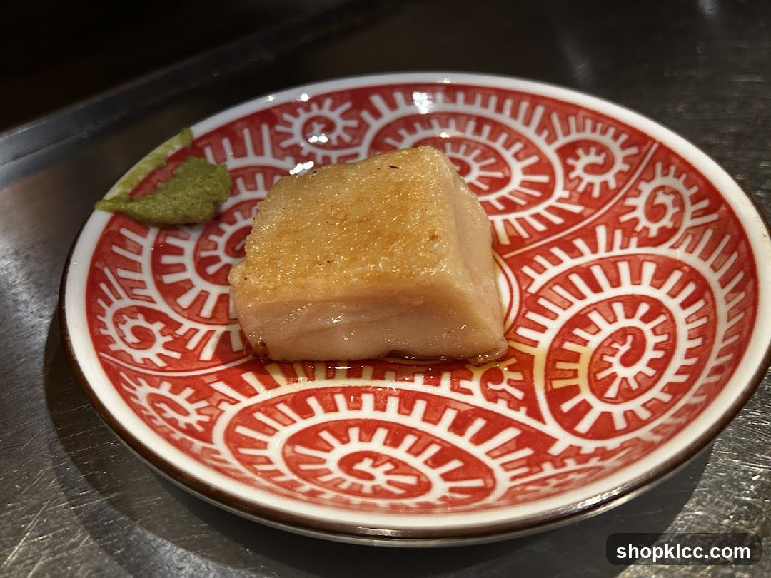 Squid on patterned plate