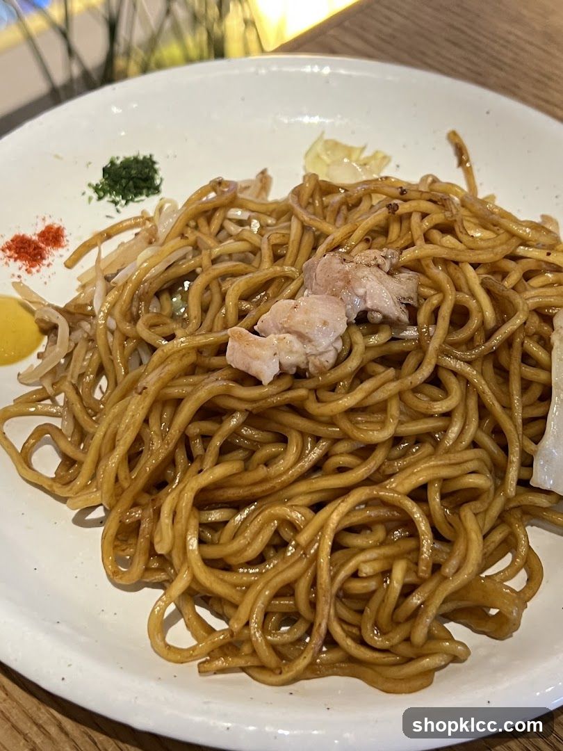 Stir-fried Noodles with Chicken