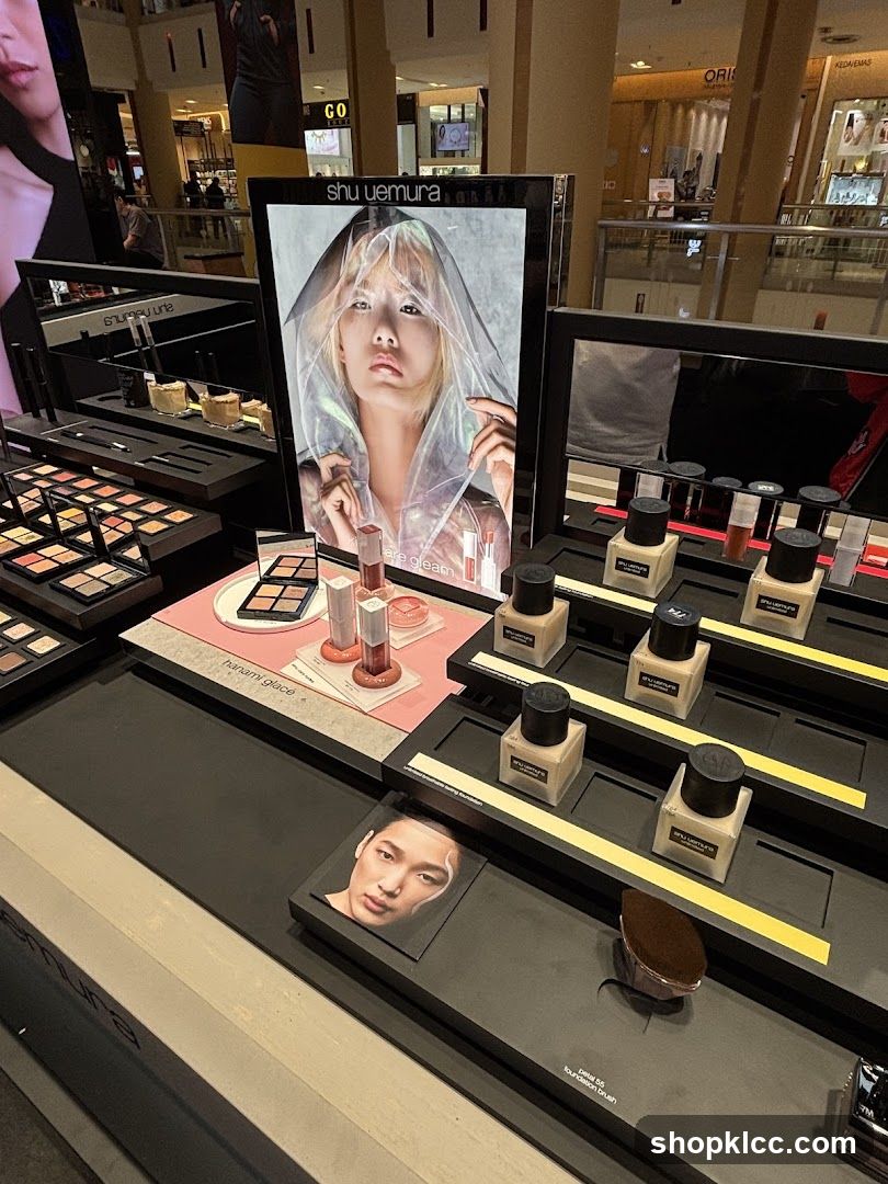 Shu Uemura Makeup Display