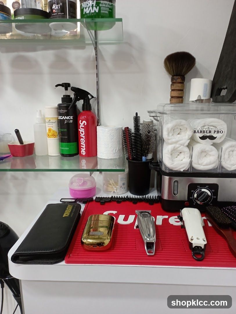 Barber Station Setup