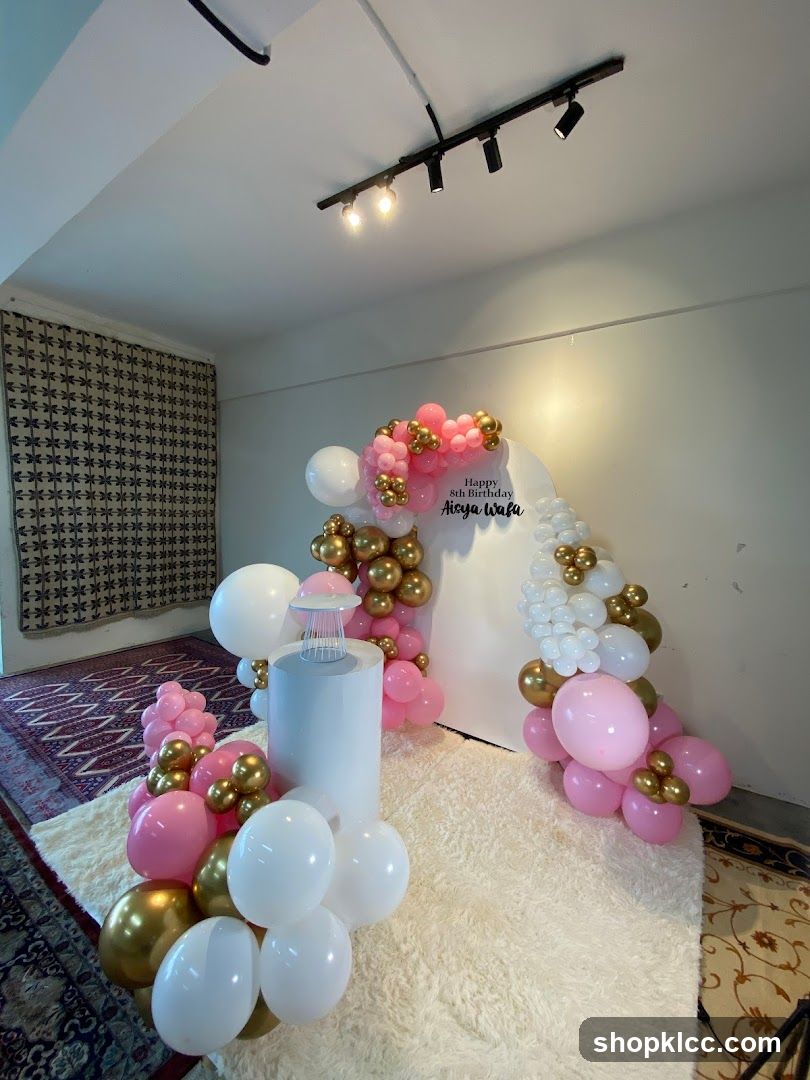 Birthday Balloon Arch
