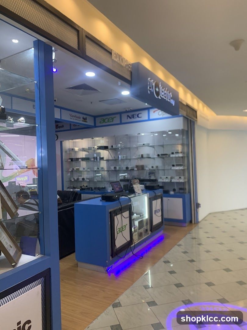 Electronics Store Interior