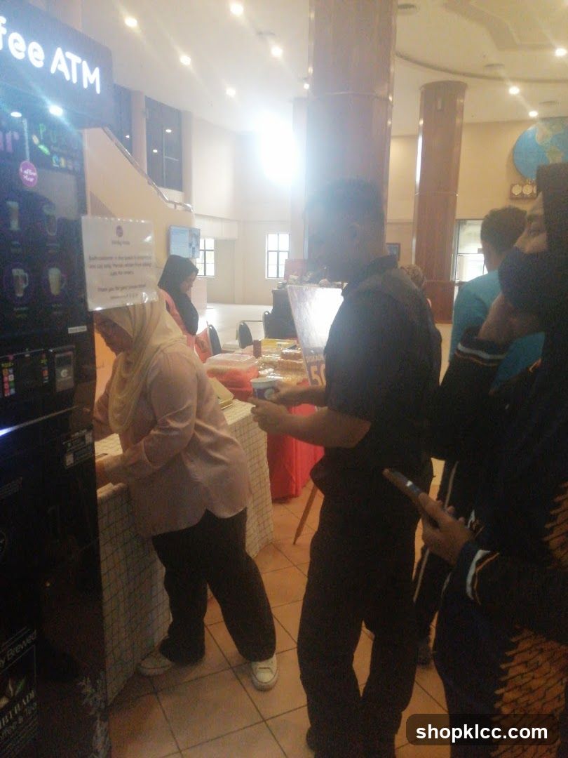 Coffee ATM and Food Stall