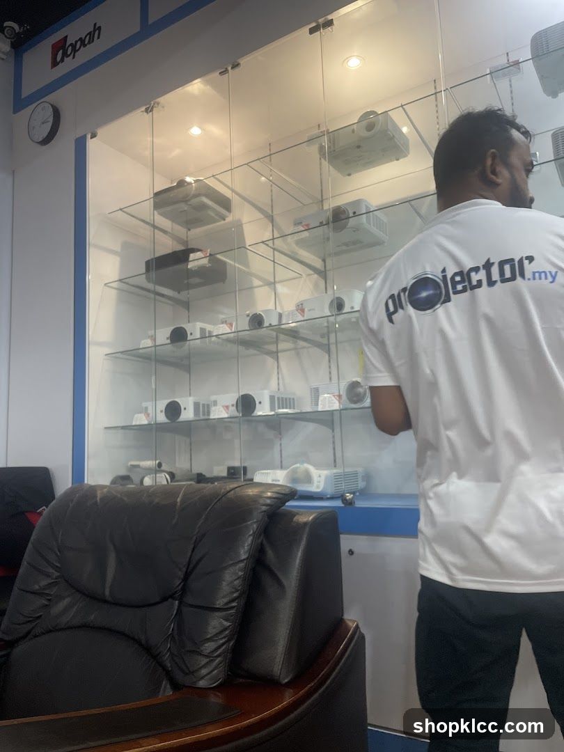 Projector Store Interior Display