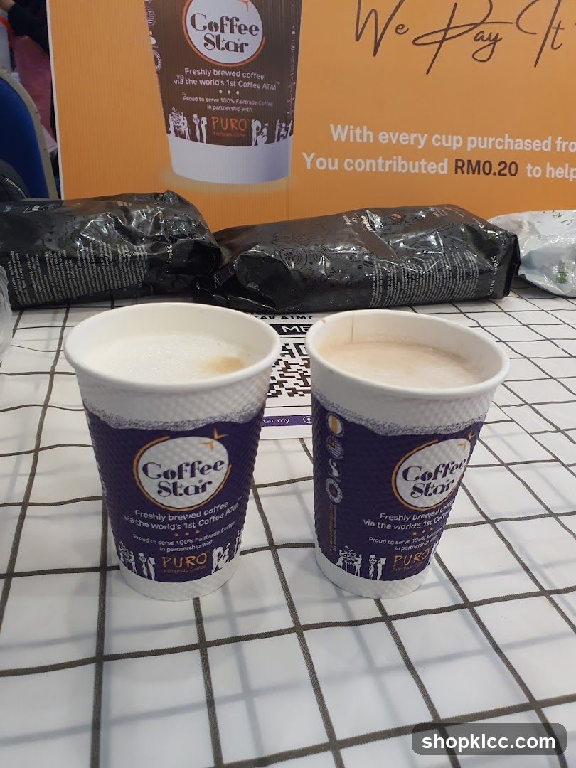 Coffee Star Cups and Packaging