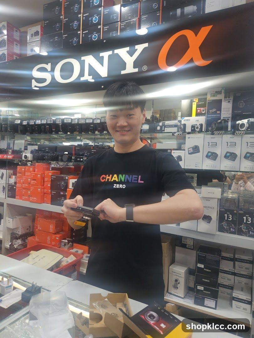 Sony Store Interior with Staff