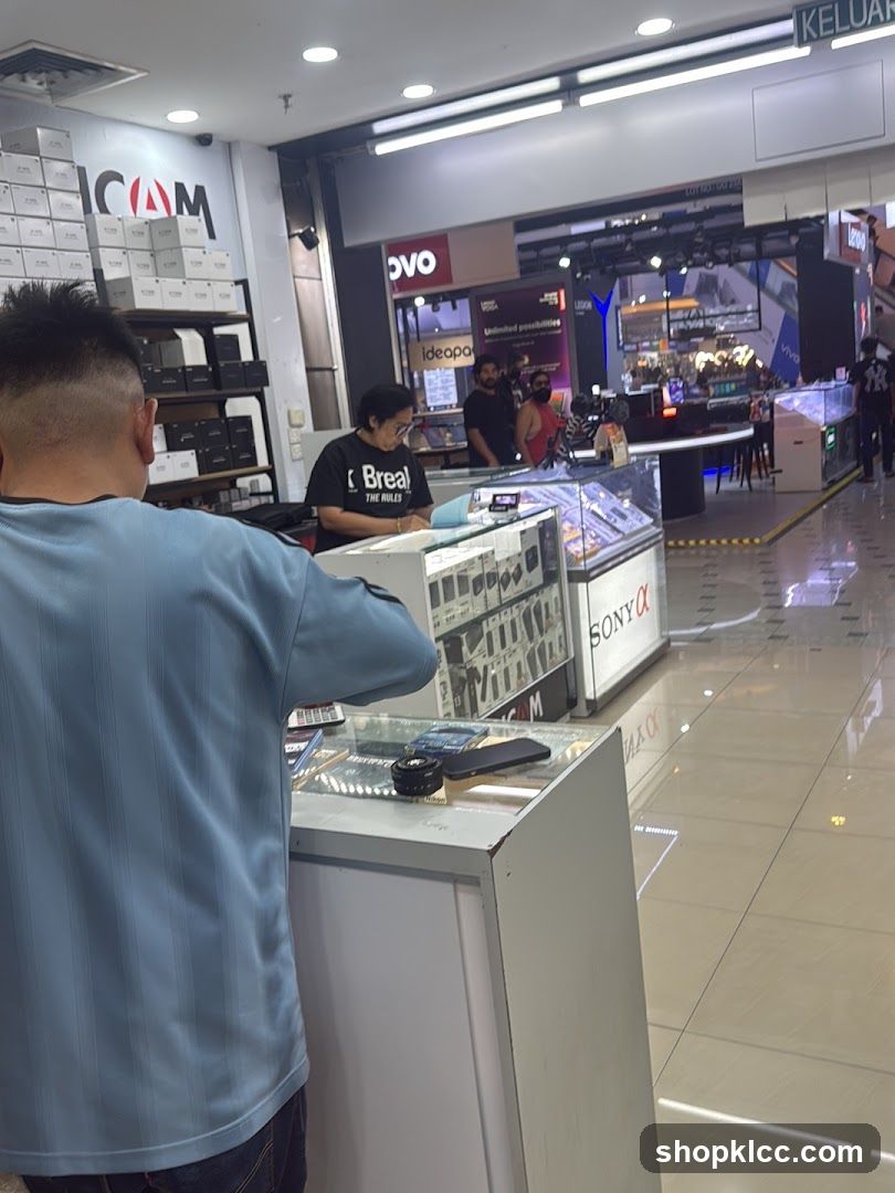 Electronics Store Interior