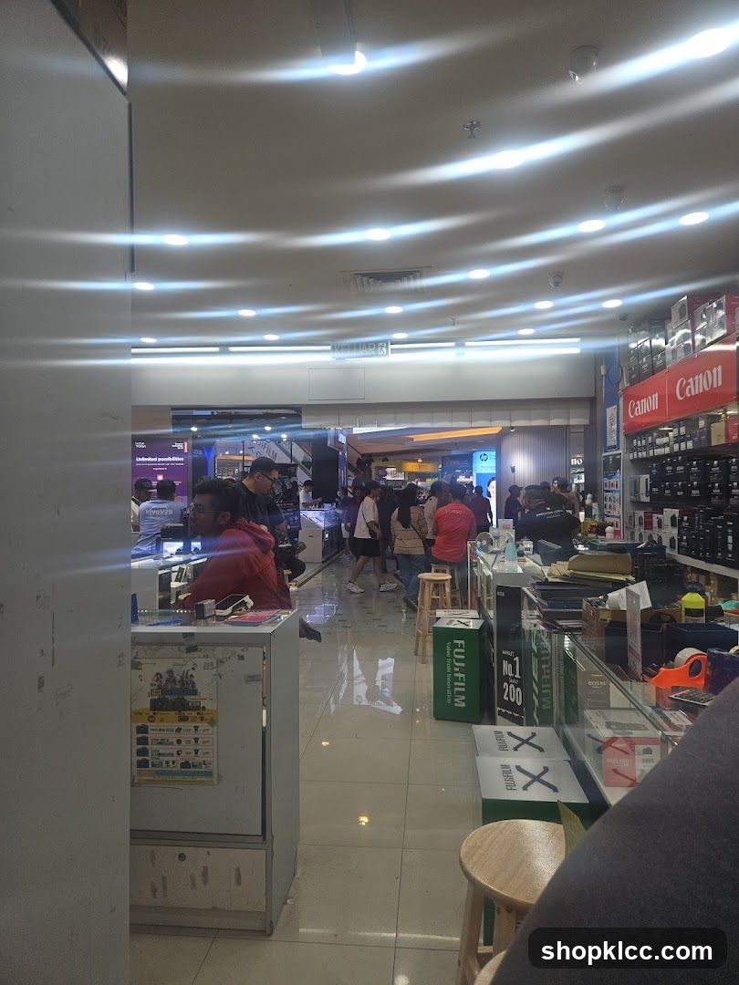 Electronics Store Interior