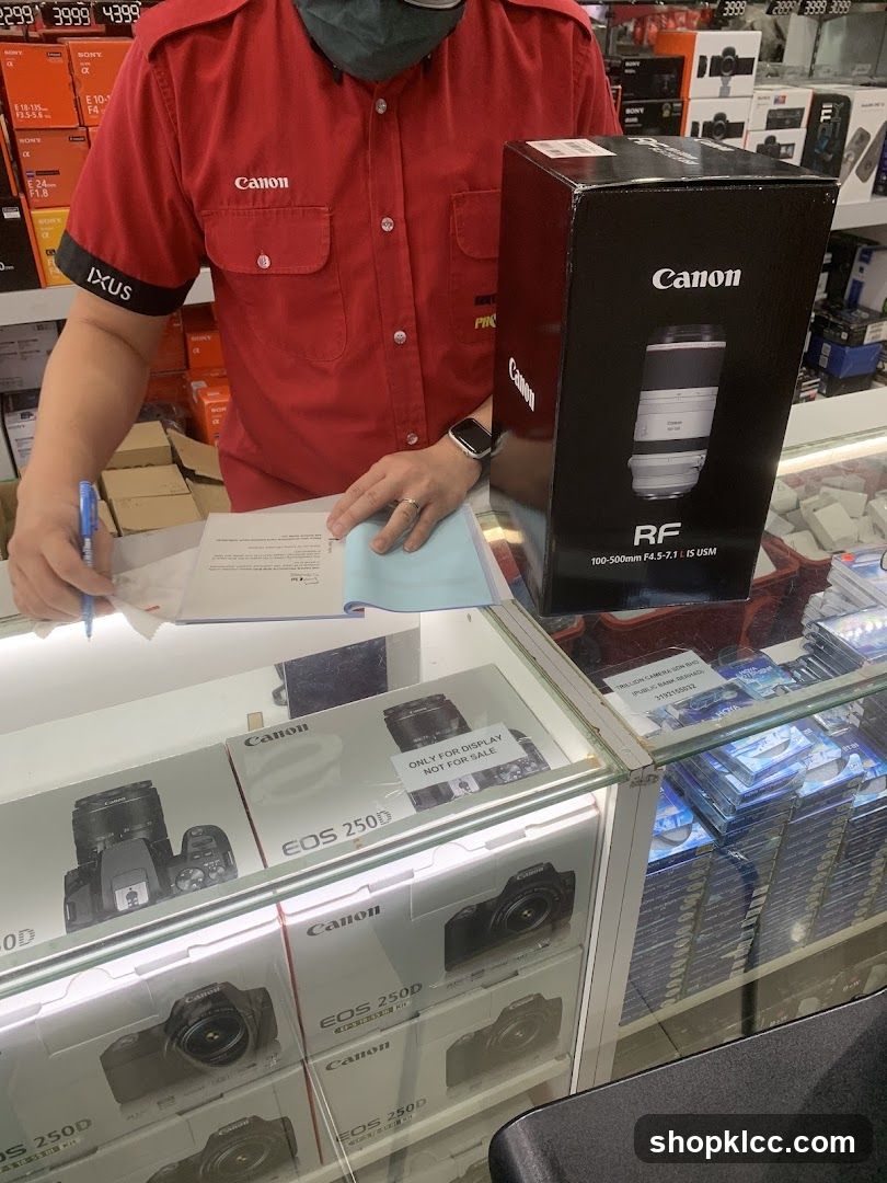 Canon Camera Store Interior