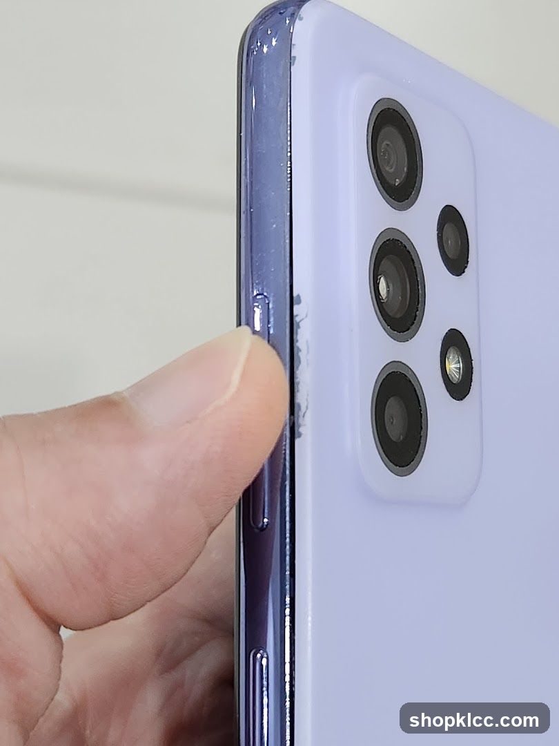 Smartphone Side View with Camera Module