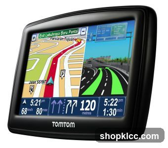 TomTom GPS Navigation Device Display