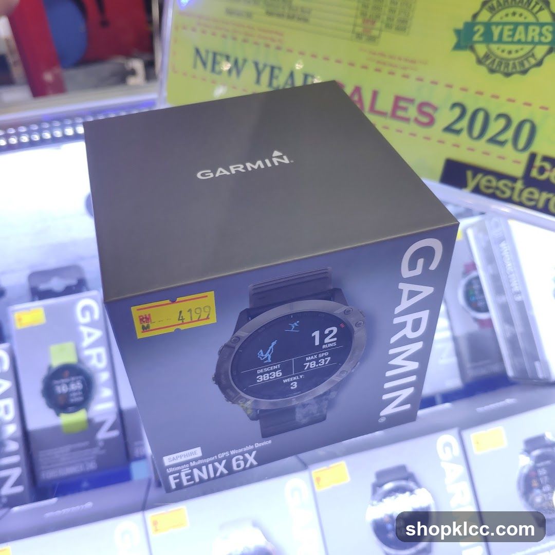 Garmin Fenix 6X Box Display