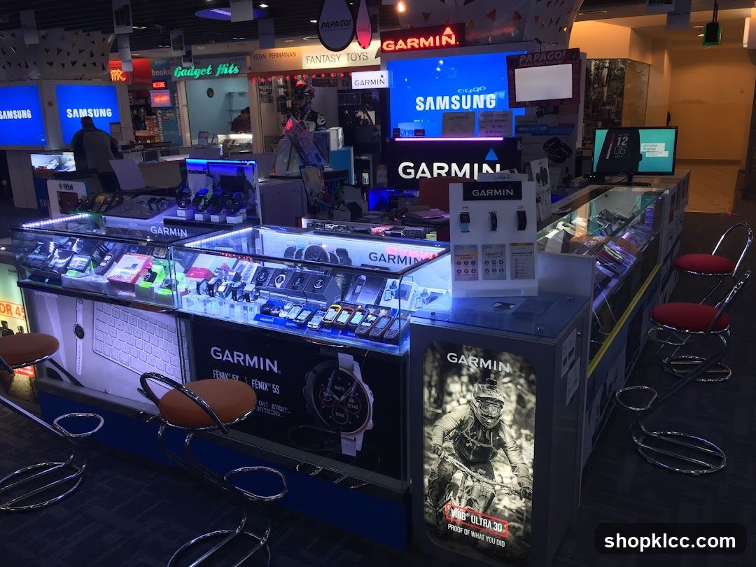 Electronics Store Interior Display