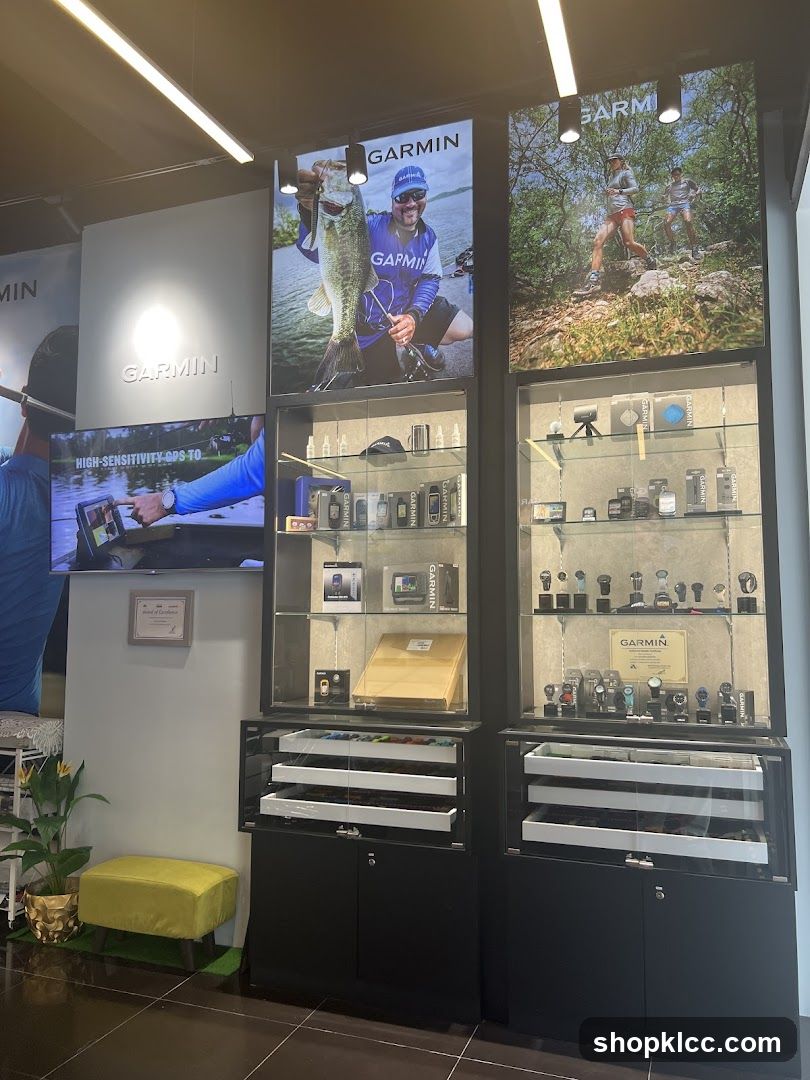 Garmin Store Interior Display