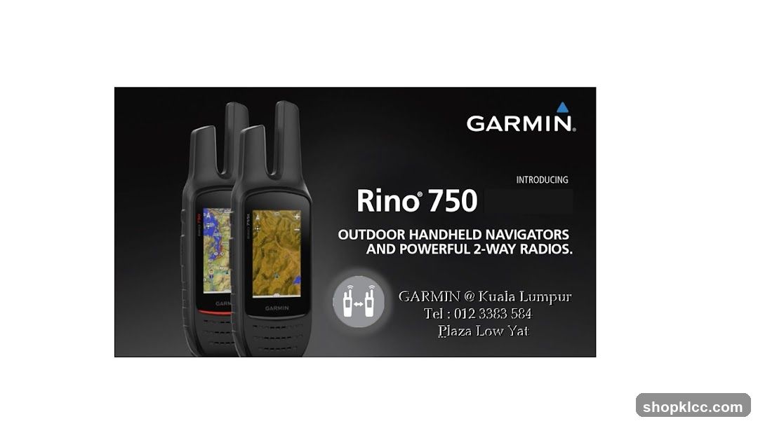 Garmin Rino 750 Advertisement