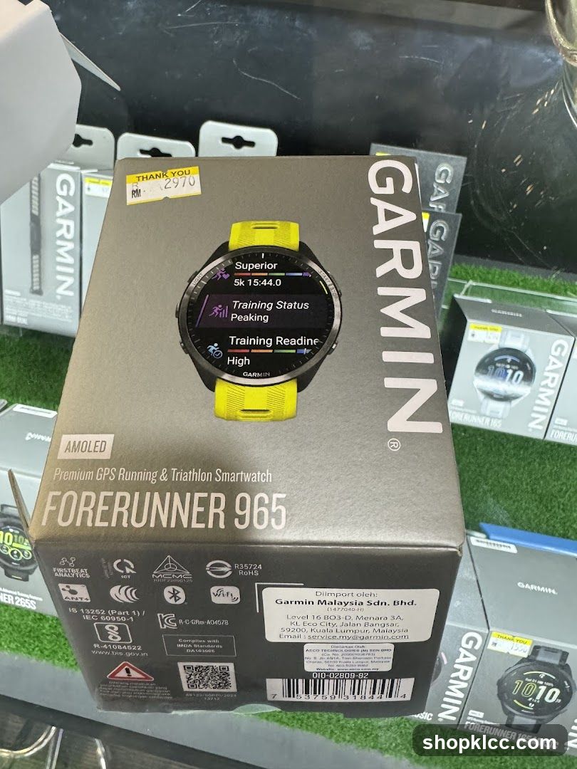 Garmin Forerunner 965 Box Display