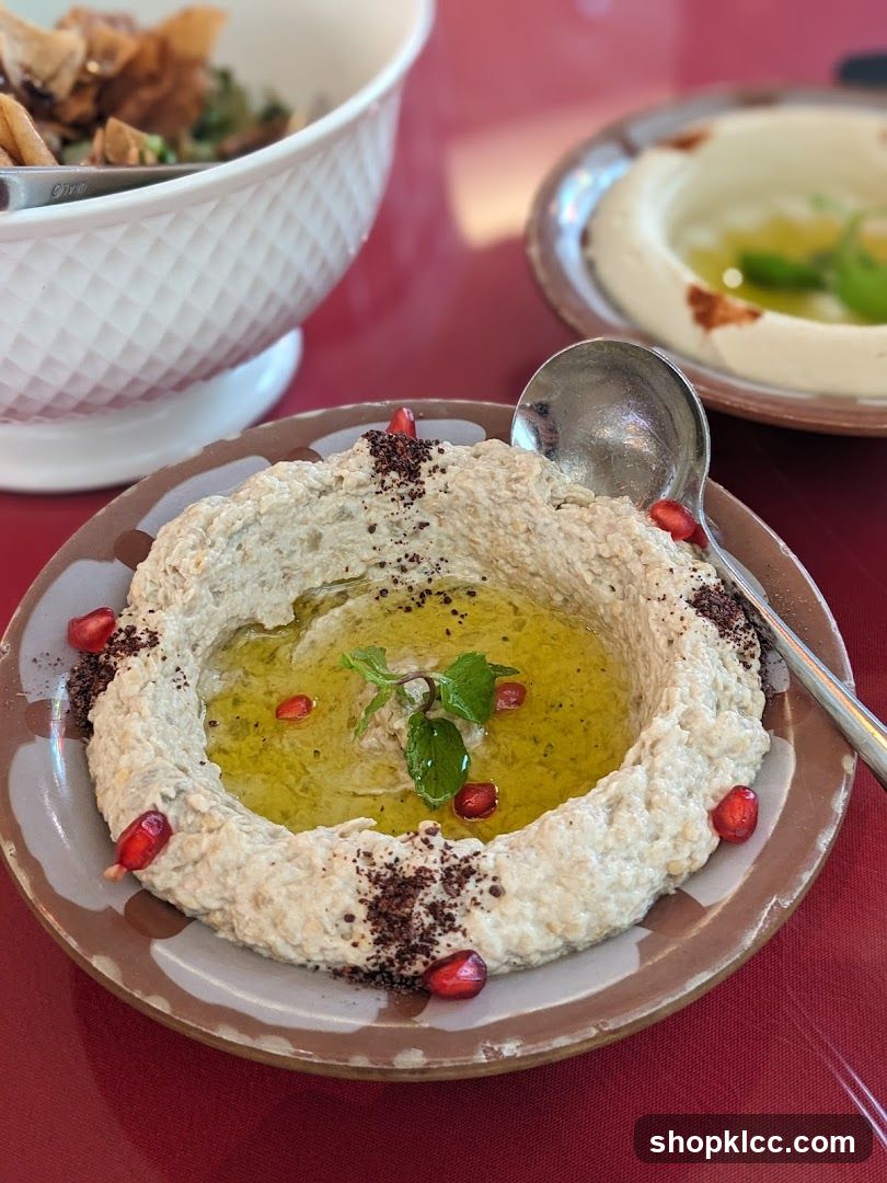 Hummus with Pomegranate and Olive Oil