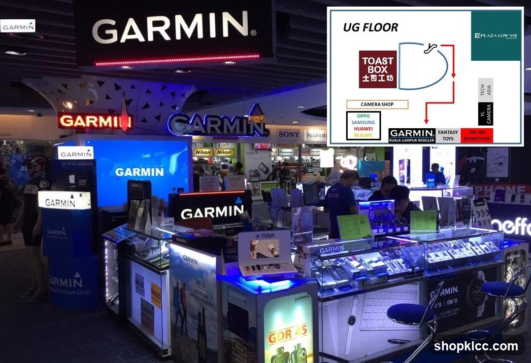 Garmin Store Interior
